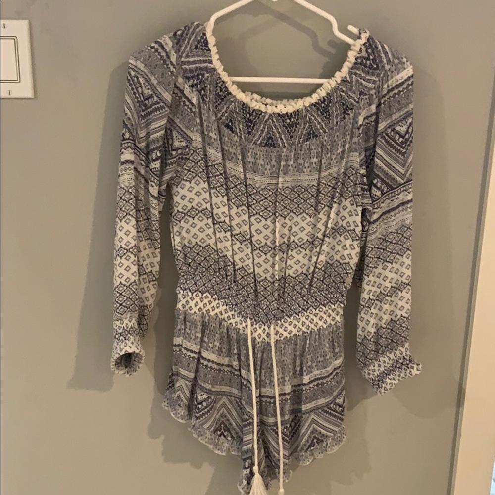 Off the shoulder romper